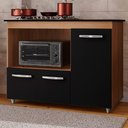 Ver imagem 2 de Balcão para Cooktop 5 Bocas Ana Savana Preto Mobbs