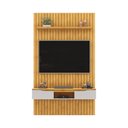Ver imagem 5 de Painel Suspenso Ripado Seko Tv 55" Portas Basculantes Borda Chanfrada Cedro/bali G18 - Gran Belo