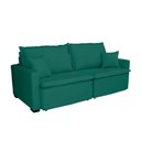Ver imagem 5 de Sofá Cama Tóquio com Almofadas Soltas 2.20m-verde