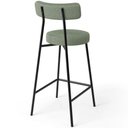 Ver imagem 5 de Banqueta Baixa para Cozinha Sala de Jantar Bar Bancada Milão L02 Bouclê Oliva - lyam decor Lyam Deco