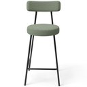Ver imagem 4 de Banqueta Baixa para Cozinha Sala de Jantar Bar Bancada Milão L02 Bouclê Oliva - lyam decor Lyam Deco