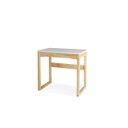 Ver imagem 4 de MESA ESTUDO OLGA ACABAMENTO VERNIZ NATURAL E TAMPO BRANCO