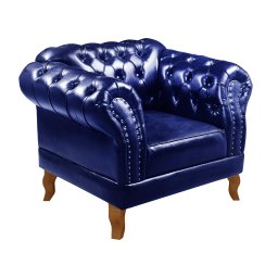 Conjunto Sofá Chesterfield 3 Lugares + 2 Poltronas Dom Pedro - 6