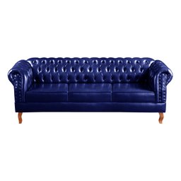 Conjunto Sofá Chesterfield 3 Lugares + 2 Poltronas Dom Pedro - 4