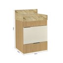 Ver imagem 6 de Conjunto Completo para Banheiro Club Kit 40cm Bege/Wood