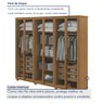 Guarda-Roupa Casal Reflecta com Led 6 Portas 100% MDF com Pés Solaris - 11