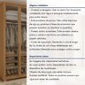 Guarda-Roupa Casal Reflecta com Led 6 Portas 100% MDF com Pés Solaris - 19
