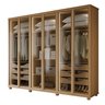 Guarda-Roupa Casal Reflecta com Led 6 Portas 100% MDF com Pés Solaris - 3