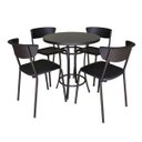 Ver imagem 1 de Kit Café Bar 1 Mesa e 4 Banquetas Linha Smart Preto