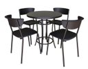 Ver imagem 1 de Kit Café Bar 1 Mesa e 4 Banquetas Linha Smart Preto