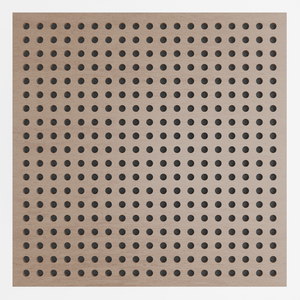 Painel Acústico Absorvedor Decorativo Skal09 60x60mm Maestra:nogal