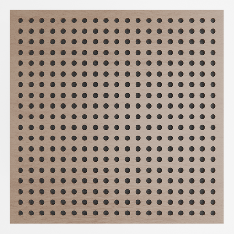 Painel Acústico Absorvedor Decorativo Skal09 60x60mm Maestra:nogal