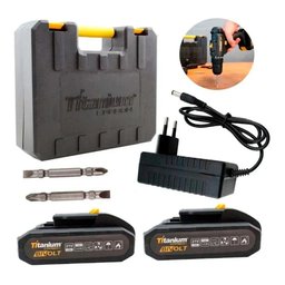 Parafusadeira a Bateria 35 Acessórios Titanium Carbon 3/8 21v Bivolt - 6
