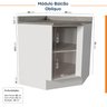 Cozinha Modulada 8 Peças com Tampo 4 Aéreos e 4 Balcões Arizona CabeCasa MadeiraOriginals - 17