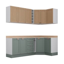 Cozinha Modulada 8 Peças com Tampo 4 Aéreos e 4 Balcões Arizona CabeCasa MadeiraMadeira - 9