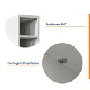 Ver imagem 7 de Cozinha Planejada 8 Peças com Tampo 4 Aéreos e 4 Balcões Arizona CabeCasa MadeiraOriginals Marrom/Figueira/Menta