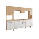 Ver imagem 2 de Cozinha Torino 8 - 290 x 220 x 51,5 Marrom/Mel/Off White