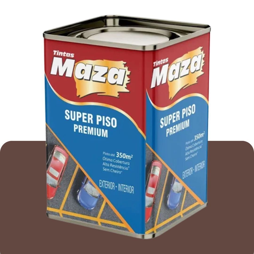 Tinta Piso Marrom 18l Maza 02485 | MadeiraMadeira