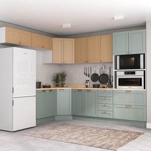 Cozinha Modulada 8 Peças com Tampo 1 Torre 4 Aéreos 3 Balcões Arizona CabeCasa MadeiraMadeira