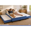 Ver imagem 4 de Cama Box c/Auxiliar Queen Castor Poli Blue 158x198x27