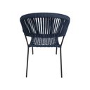 Ver imagem 3 de Kit 8 Cadeira Gourmet Corda Náutica Azul Marinho Base Alumínio Sofia Linha Plus
