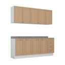 Ver mais imagens de Cozinha Modulada 4 Peças com Tampo 2 Aéreos 2 Balcões Arizona CabeCasa MadeiraOriginals