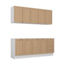 Ver imagem 7 de Cozinha Modulada 4 Peças sem Tampo 2 Aéreos 2 Balcões Arizona CabeCasa MadeiraOriginals
