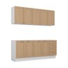 Cozinha Modulada 4 Peças sem Tampo 2 Aéreos 2 Balcões Arizona CabeCasa MadeiraOriginals - 7