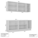 Ver imagem 2 de Cozinha Modulada 4 Peças sem Tampo 2 Aéreos 2 Balcões Arizona CabeCasa MadeiraOriginals