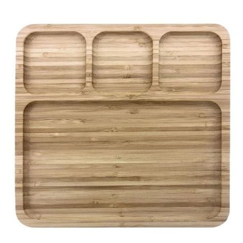 Petisqueira Divisões Ecokitchen Bambu 25 Cm Mimo Bm20392