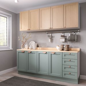 Cozinha Modulada 4 Peças com Tampo 2 Aéreos 2 Balcões Arizona CabeCasa MadeiraOriginals