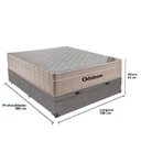 Ver imagem 5 de Cama Box Molas Ensacadas Baú Casal Colchão Airtech Ortobom