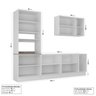 Cozinha Modulada 4 Peças sem Tampo 1 Torre 1 Aéreo 2 Balcões Arizona CabeCasa MadeiraOriginals - 2