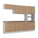 Ver mais imagens de Cozinha Modulada 5 Peças com Tampo 1 Torre 2 Aéreos 2 Balcões Arizona CabeCasa MadeiraOriginals