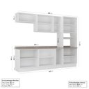 Ver imagem 2 de Cozinha Modulada 5 Peças com Tampo 1 Torre 2 Aéreos 2 Balcões Arizona CabeCasa MadeiraOriginals