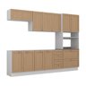 Cozinha Modulada 5 Peças sem Tampo 1 Torre 2 Aéreos 2 Balcões Arizona CabeCasa MadeiraOriginals - 7