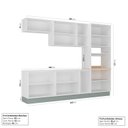 Ver imagem 2 de Cozinha Modulada 5 Peças sem Tampo 1 Torre 2 Aéreos 2 Balcões Arizona CabeCasa MadeiraOriginals