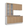 Cozinha Modulada 4 Peças com Tampo 2 Aéreos 2 Balcões Arizona CabeCasa MadeiraOriginals - 8