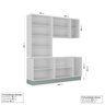 Cozinha Modulada 4 Peças sem Tampo 2 Aéreos 2 Balcões Arizona CabeCasa MadeiraOriginals - 2