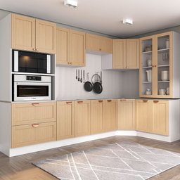 Cozinha Modulada 9 Peças sem Tampo 1 Torre 4 Aéreos 4 Balcões Arizona CabeCasa MadeiraMadeira - 1