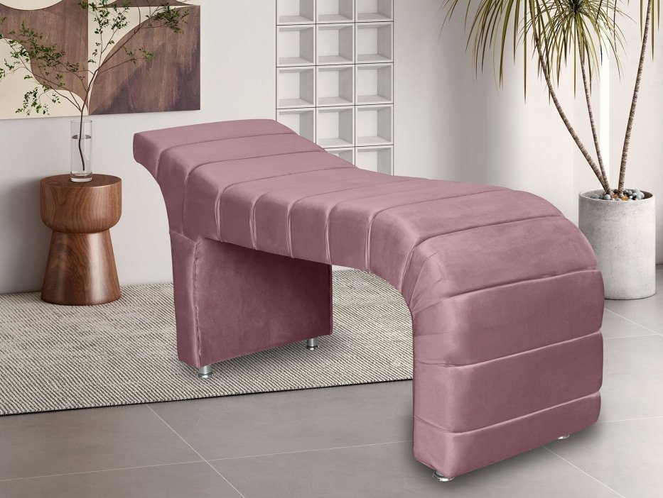 Maca Para Estética e Massagem Atena– Suede - Rosa - 1