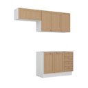 Ver imagem 5 de Cozinha Modulada 3 Peças sem Tampo 2 Aéreos 1 Balcão Arizona CabeCasa MadeiraOriginals