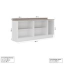 Ver imagem 2 de Cozinha Modulada 2 Peças com Tampo 2 Balcões Arizona CabeCasa MadeiraOriginals Marrom/Figueira