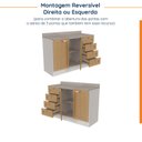 Ver imagem 7 de Cozinha Modulada 2 Peças com Tampo 2 Balcões Arizona CabeCasa MadeiraOriginals Marrom/Figueira