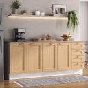 Ver imagem 1 de Cozinha Modulada 2 Peças com Tampo 2 Balcões Arizona CabeCasa MadeiraOriginals