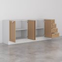 Ver mais imagens de Cozinha Modulada 3 Peças sem Tampo 2 Balcões Arizona CabeCasa MadeiraOriginals