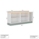 Ver imagem 2 de Cozinha Modulada 2 Peças com Tampo 2 Balcões Arizona CabeCasa MadeiraOriginals