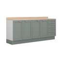 Ver mais imagens de Cozinha Modulada 2 Peças com Tampo 2 Balcões Arizona CabeCasa MadeiraOriginals