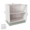 Cozinha Modulada 3 Peças sem Tampo 2 Balcões Arizona CabeCasa MadeiraMadeira - 10