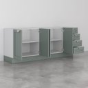 Ver mais imagens de Cozinha Modulada 2 Peças sem Tampo 2 Balcões Arizona CabeCasa MadeiraOriginals